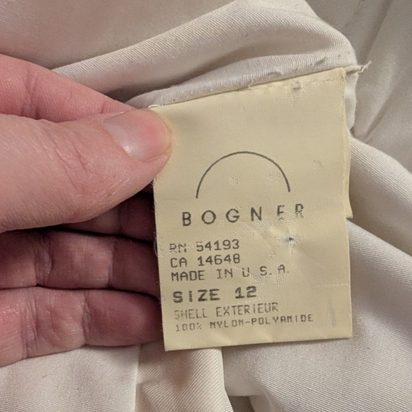 Rare Vintage Bogner Ski Snowsuit 80s Western Bavarian Mountain Eagle Coral Pink - Picture 14 of 16